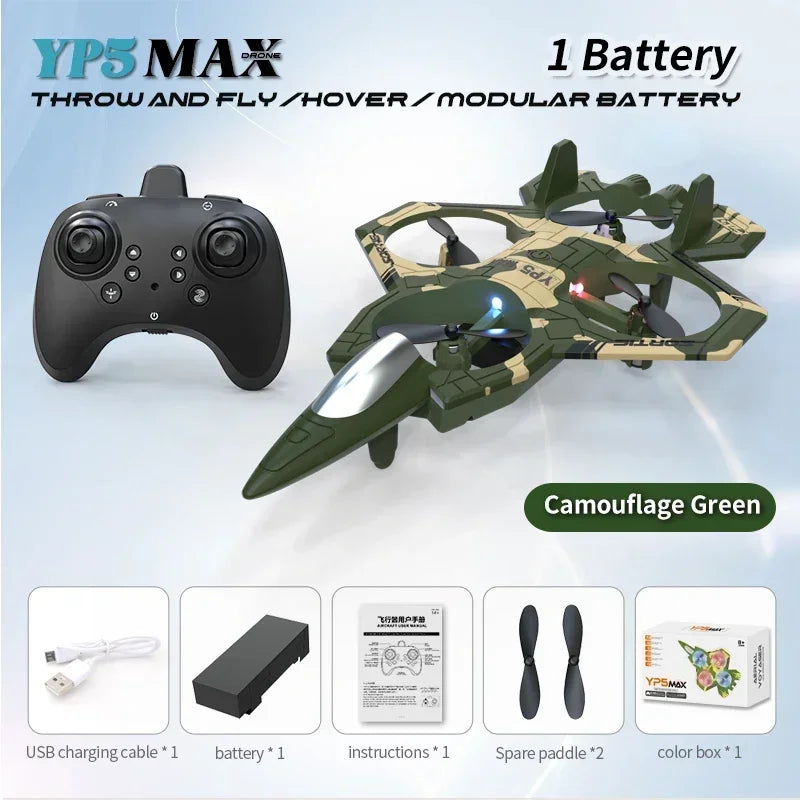 4-Axis Gyro Remote Control Fighter Jet 360* Flip RC Airplane for Kids & Boys