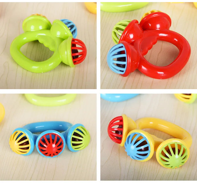 Baby Hand Rattle Ball Toy for Newborns 1-4 PCS
