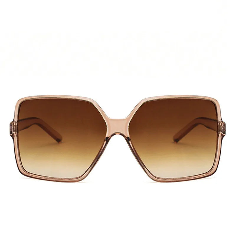 Oversized Gradient Sunglasses for Women- Big Frame UV400 Sunglasses
