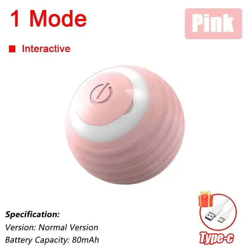 Smart Dog Interactive Ball Toy- Automatic Rolling Electric Ball for Dogs & Cats