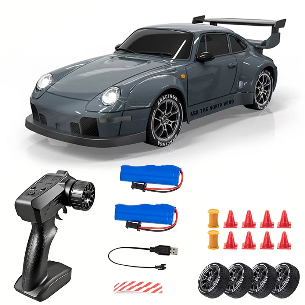 2026 RC Car 1/18 Scale Retro Remote Control Car with Light
