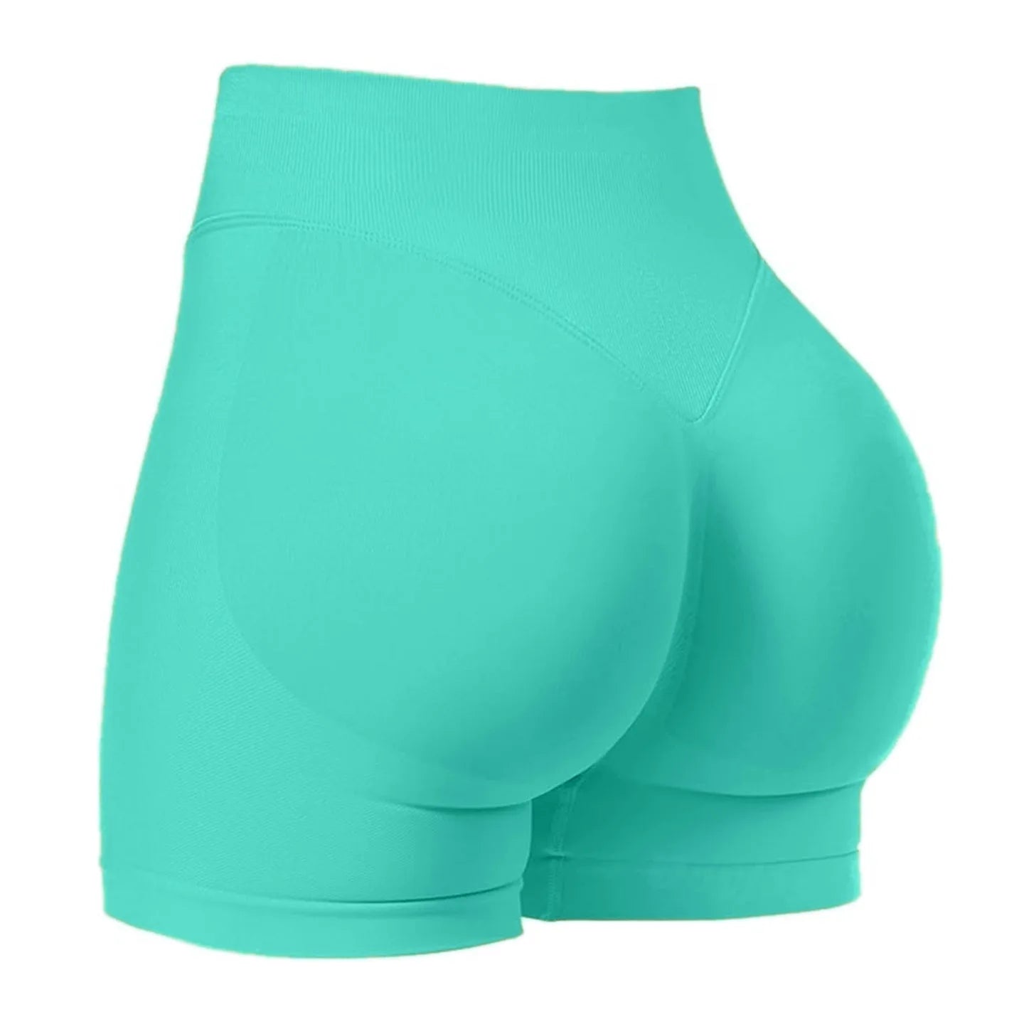 Women's High Waisted Seamless Fitness Shorts