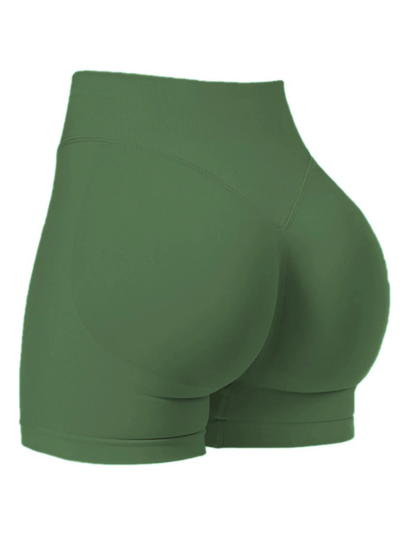 Women's High Waisted Seamless Fitness Shorts