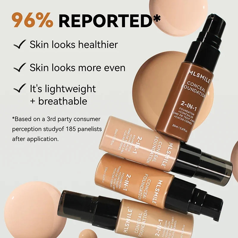 Face Foundation Cream Oil-Control Matte BBCream Waterproof Lasting Concealer