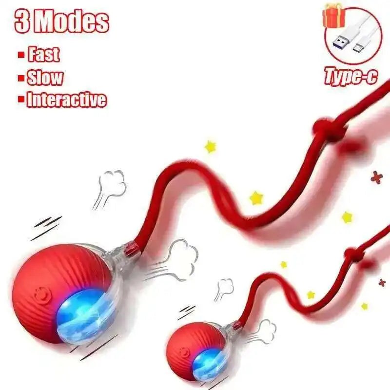 Smart Dog Interactive Ball Toy- Automatic Rolling Electric Ball for Dogs & Cats