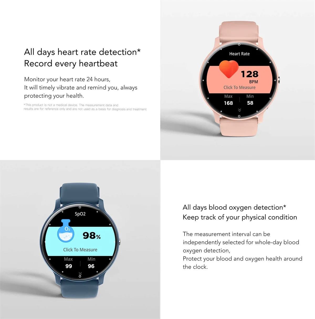 2025 Bluetooth Call Smartwatch - Fitness Tracker Heart Rate Monitor for Men & Women