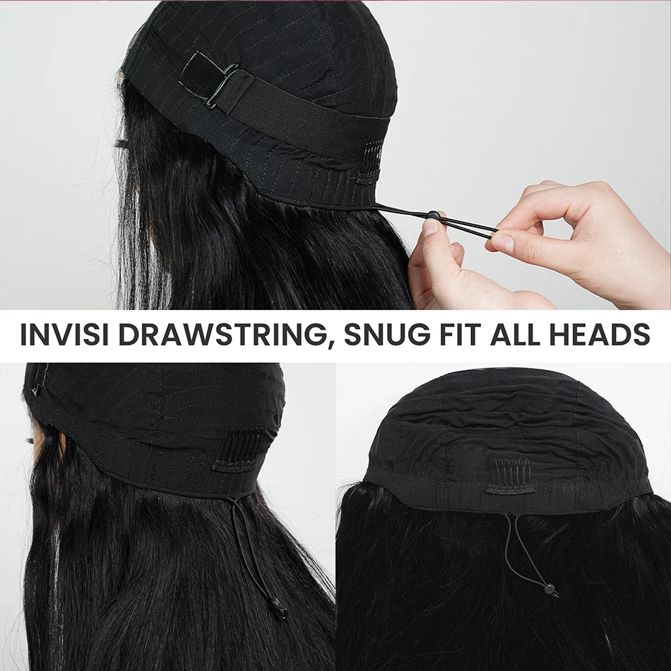 Premium Bone Straight Human Hair Wig - Glueless Lace Closure