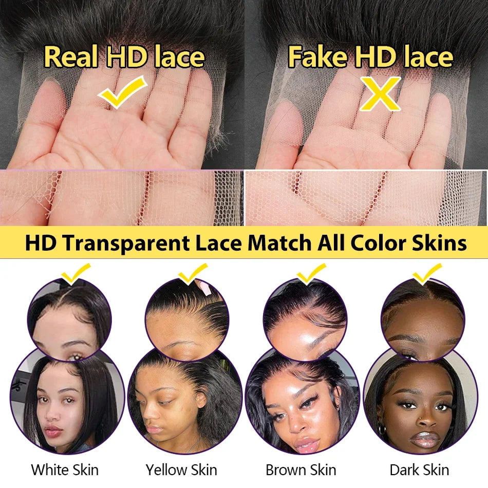 13x4 Reddish Brown Body Wave Lace Front Wig Human Hair HD Lace Pre-Plucked 4x4 Closure