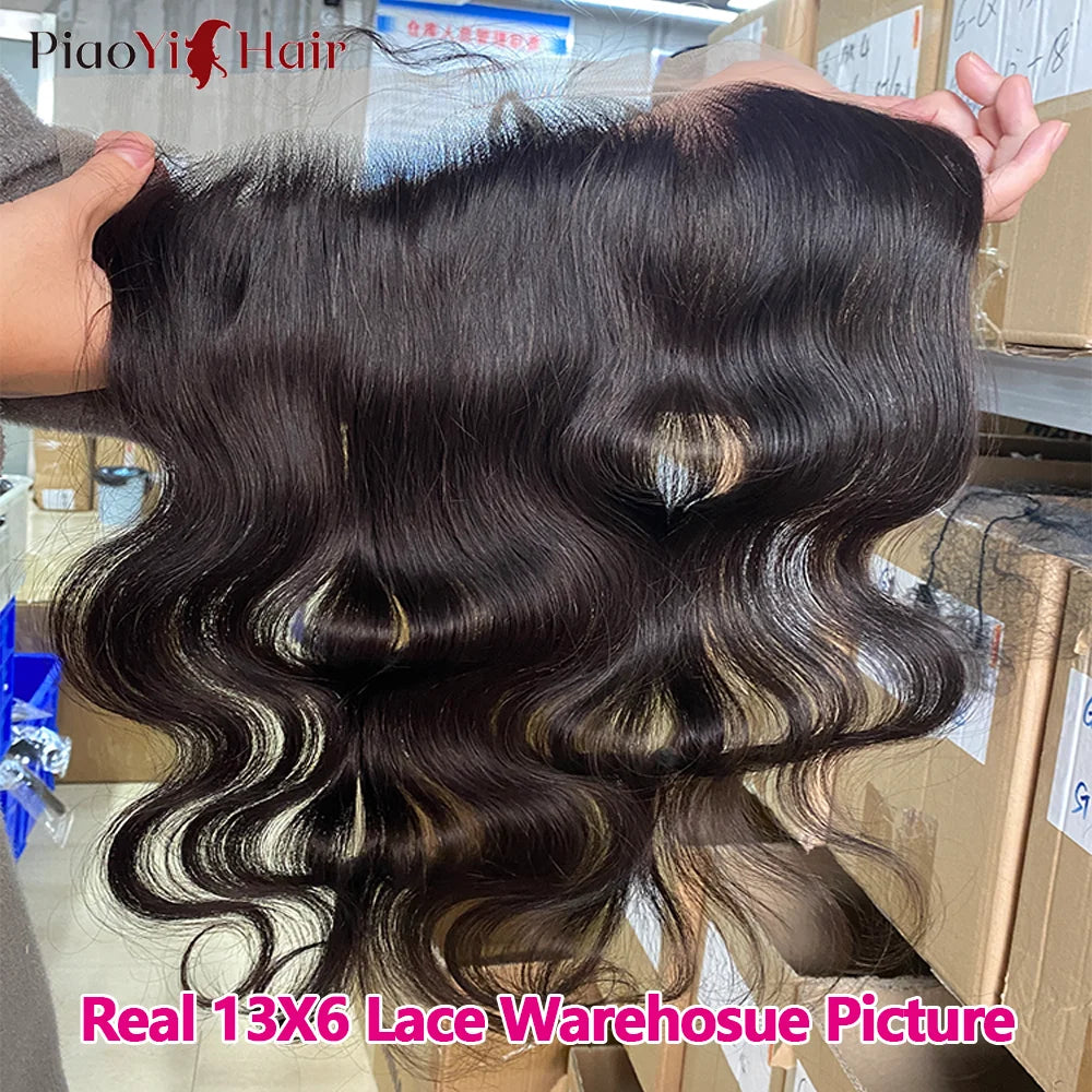 Body Wave HD Lace Front & Clouser - 100% Virgin Brazilian Human Hair 4x4, 5x5, 2x6, 13x4, 13x24 Inches