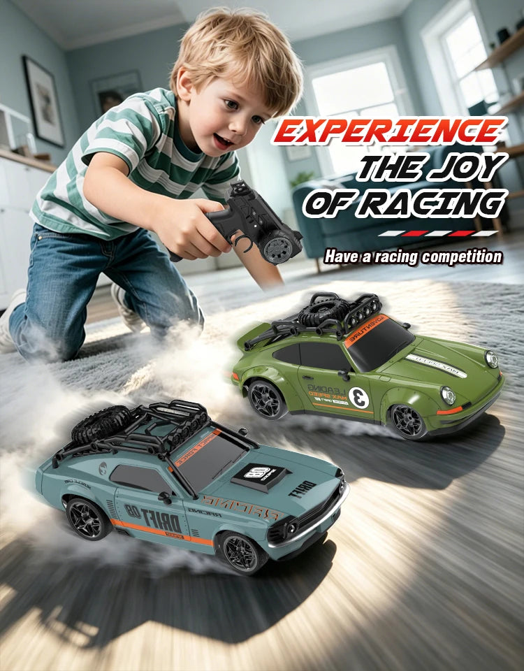 2026 RC Car 1/18 Scale Retro Remote Control Car with Light