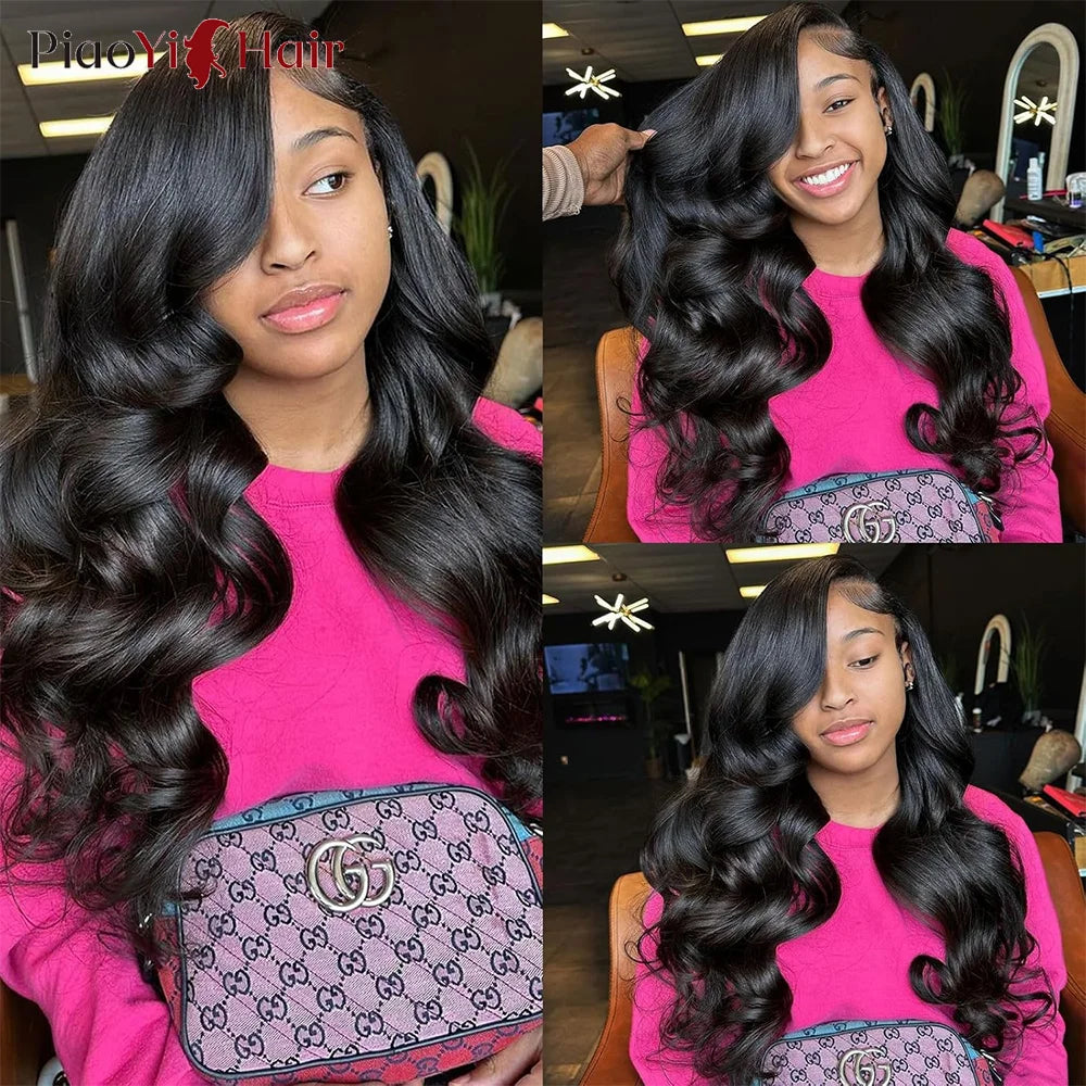 Body Wave HD Lace Front & Clouser - 100% Virgin Brazilian Human Hair 4x4, 5x5, 2x6, 13x4, 13x24 Inches