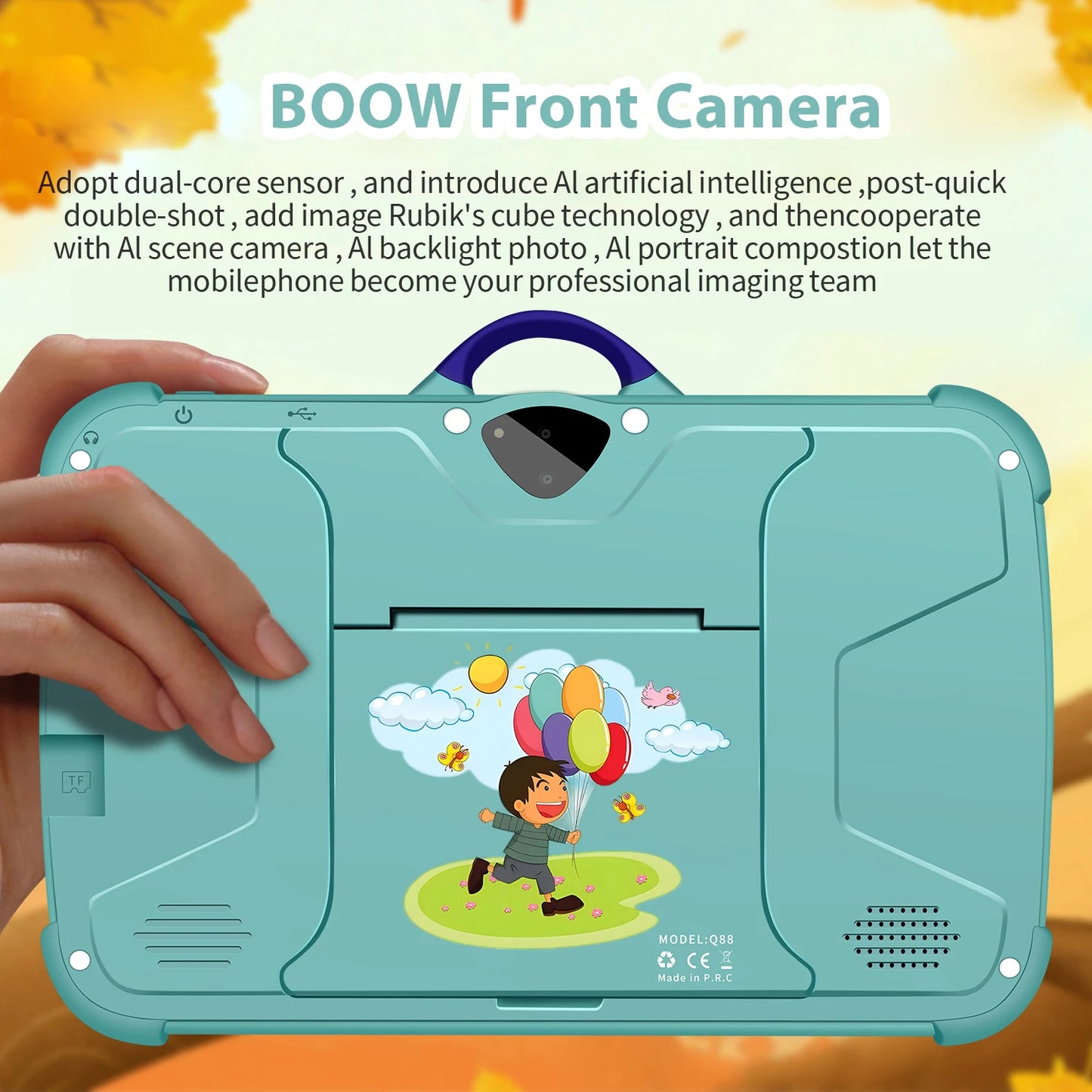 7-inch Kids Learning Tablet Android 13 4GB RAM 64GB ROM Education Table for Children