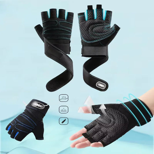 Gym Gloves for Men & Women Weightlifting Wristband Gloves for Fitness & Cycling