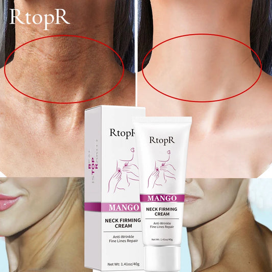 RtopR Neck Firming Wrinkle Remover Cream Rejuvenation Firming Skin Whitening Moisturizing Shape Beauty Neck Skin Care Products