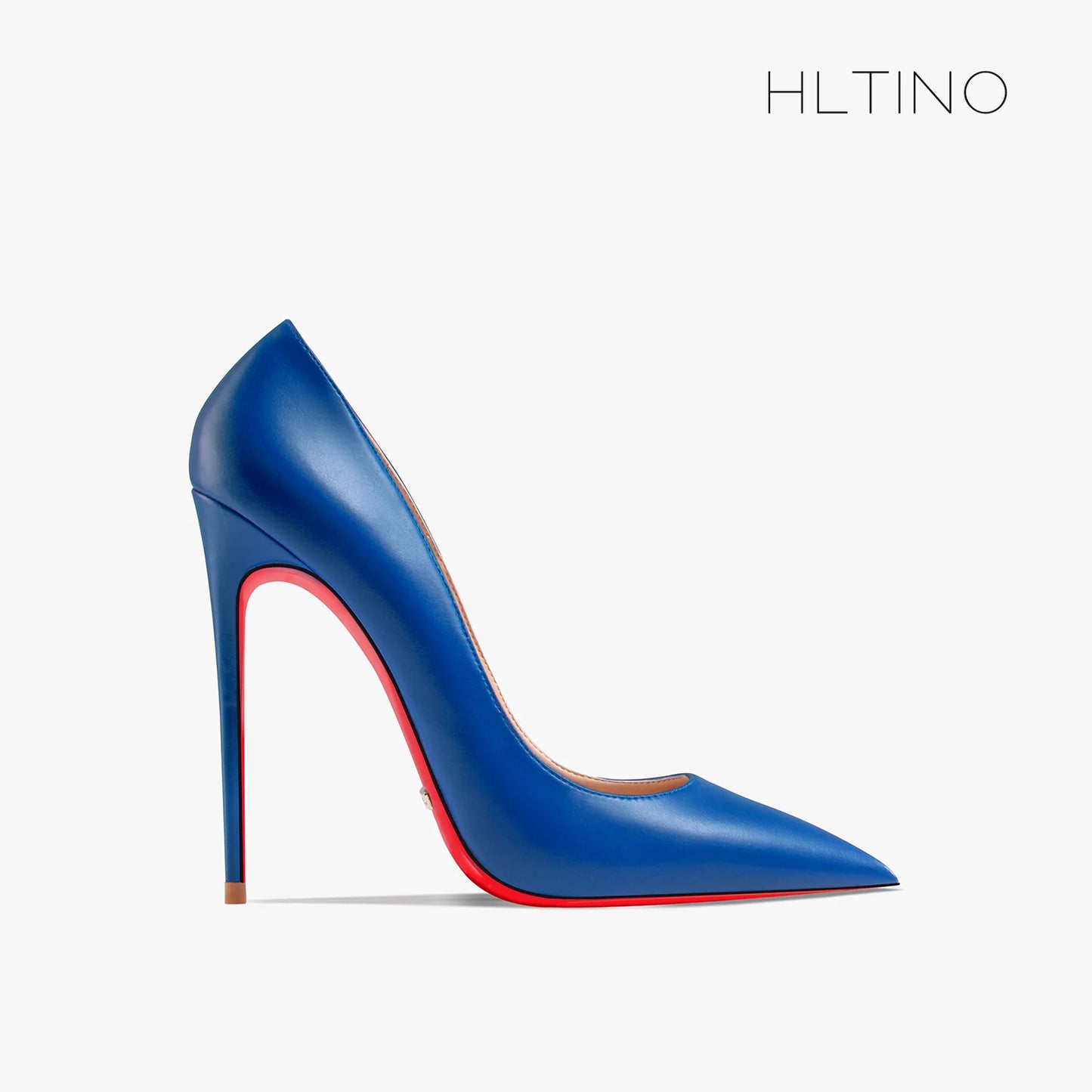 Heels for Ladies New Luxury Designer White Matte 12 cm High Heels Red Bottoms Pointed Toe Pumps Elegant Women Party Prom Shoes