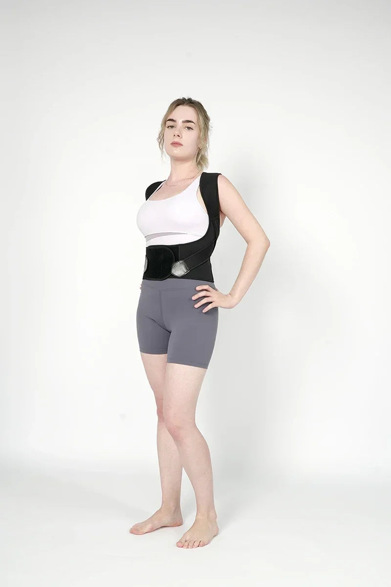 Posture Corrector for Women & Men Adjustable Back Shoulder Brace for Upper Spine