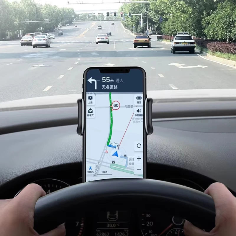 Car Phone Holder Mount- Auto Grip Dashboard Stand for iPhone and Android