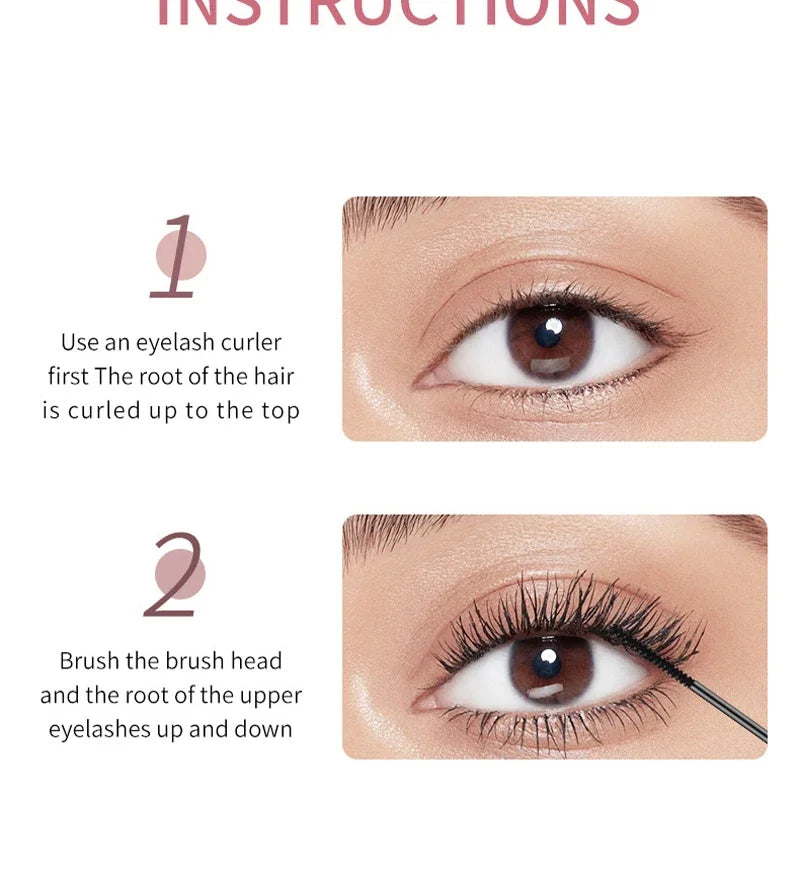 Silk Fiber Curling Mascara Lengthening & Volumizing