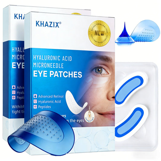 Retinol Microneedle Eye Patches with Hyaluronic Acid - Aging Under Eye Treatment
