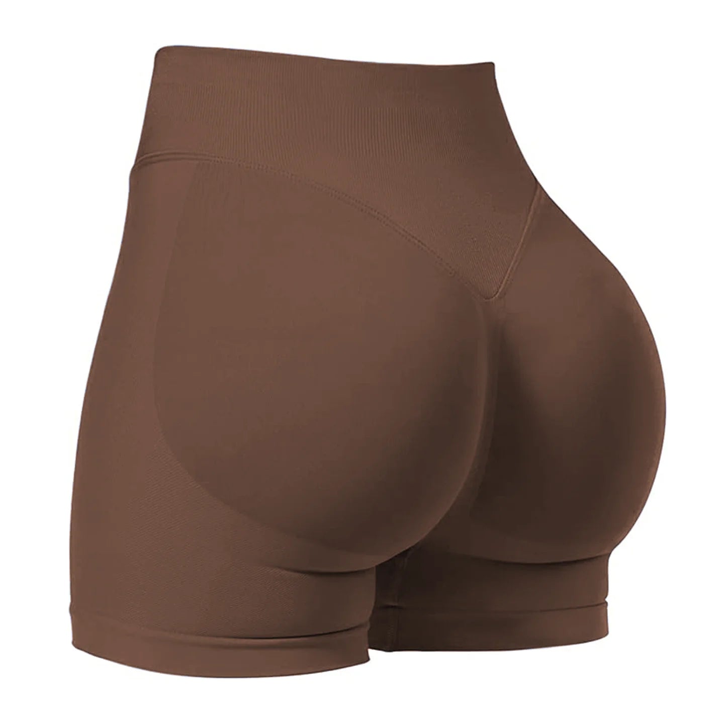 Women's High Waisted Seamless Fitness Shorts