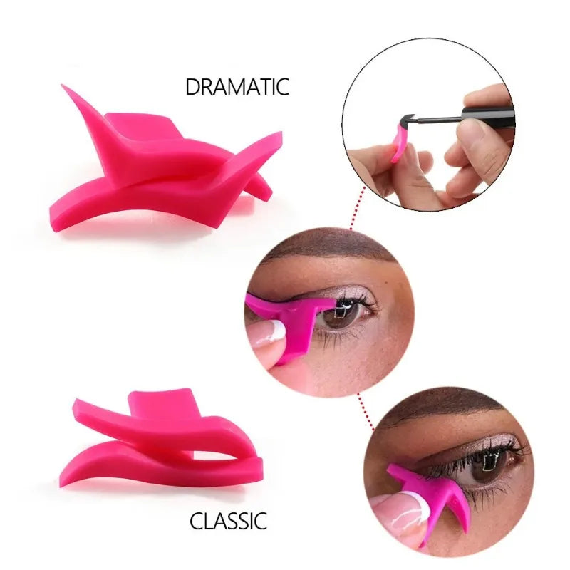 1Pair Cat Eye Eyeliner Stamps Eye Shadow Cosmetic Easy To Makeup Wing Style Tools Classic Eye Liner Stamping Stencil Accessories