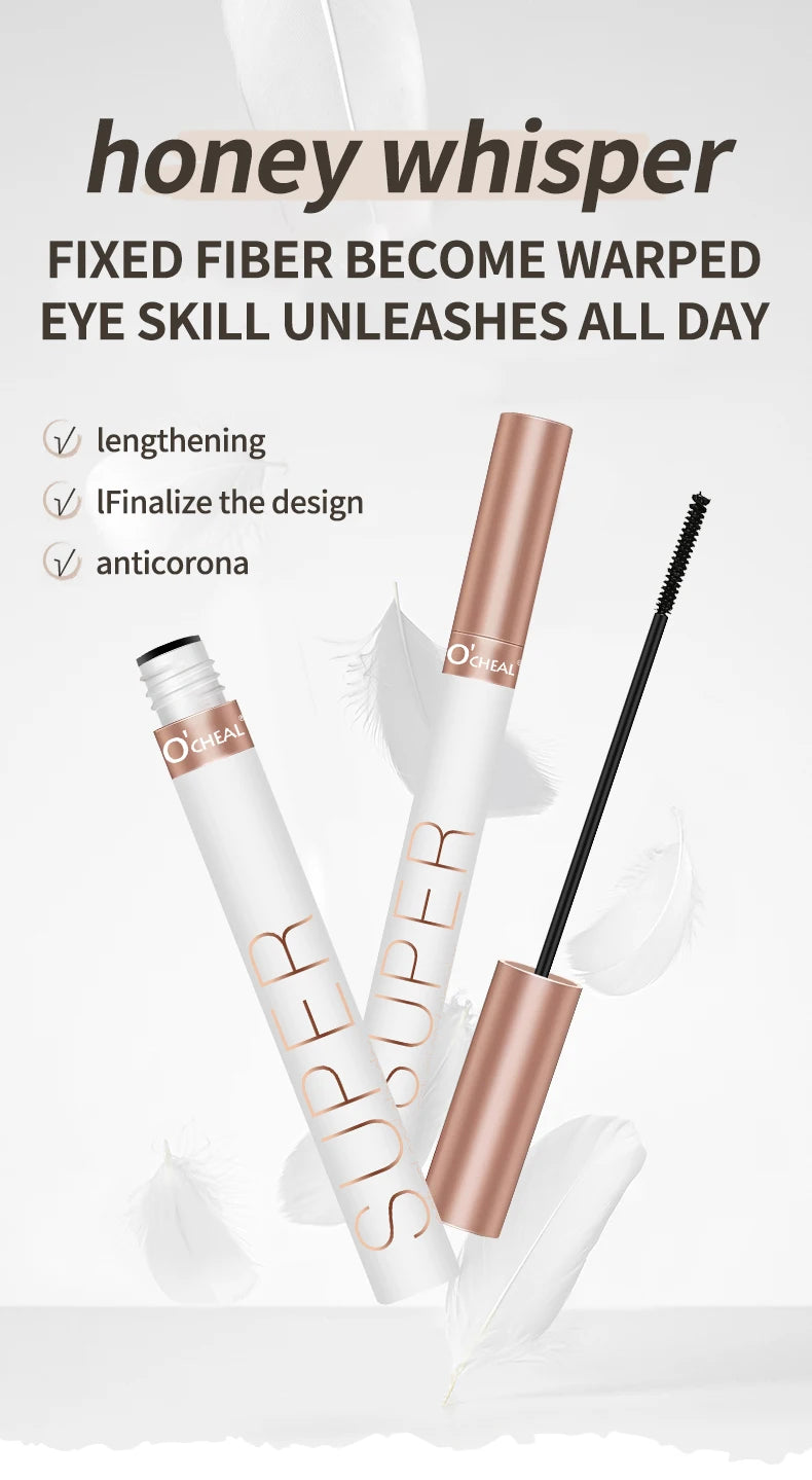 O' Cheal 3D Silk Fiber Mascara Volumizing & Lengthening Black Lash