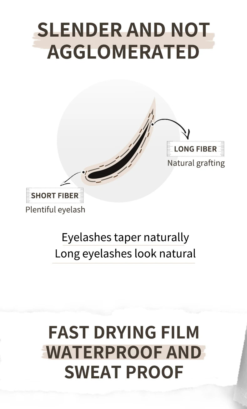 O' Cheal 3D Silk Fiber Mascara Volumizing & Lengthening Black Lash