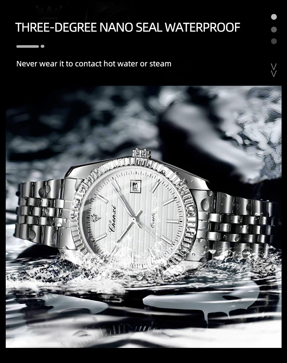 Men's Luxury Sport Watch- Date Display, Casual & Business Style