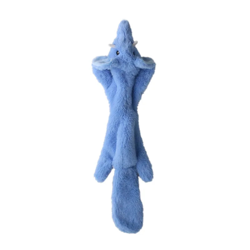 Funny Simulated Animal Plush Squeaky Dog Toy – Stuffingless Chew Toy for Dogs