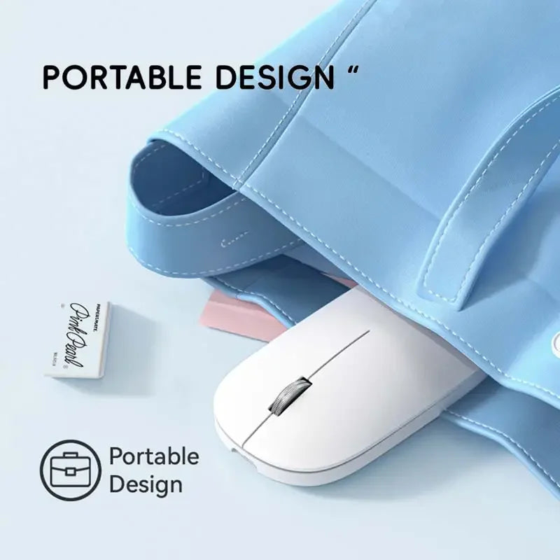 Wireless Mouse Type -C Charging - Silent Click Portable Ergonomic Computer Mouse
