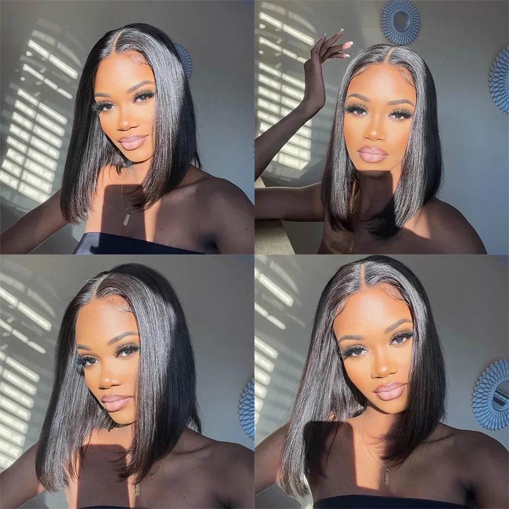 Premium Glueless Bob Wig - Wear and Go Human Hair