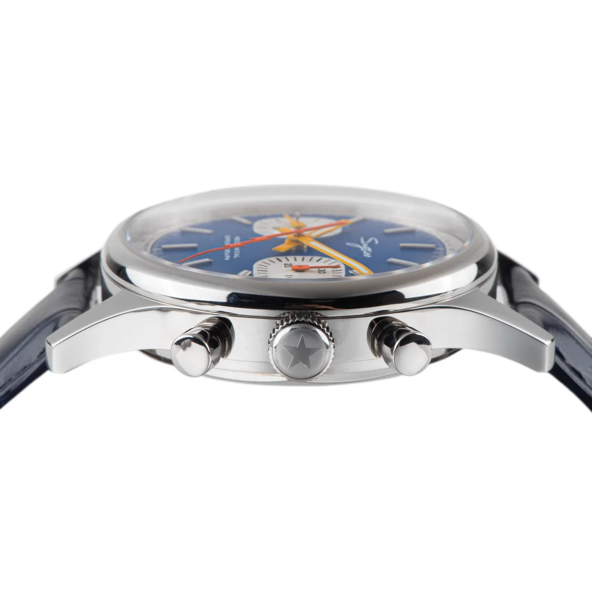 SUGESS Watch of Men Chronograph Mechanical Wristwatches Tianjin ST19 Swanneck Movement Pilot Men's Watch Sapphire Crystal Gift V2