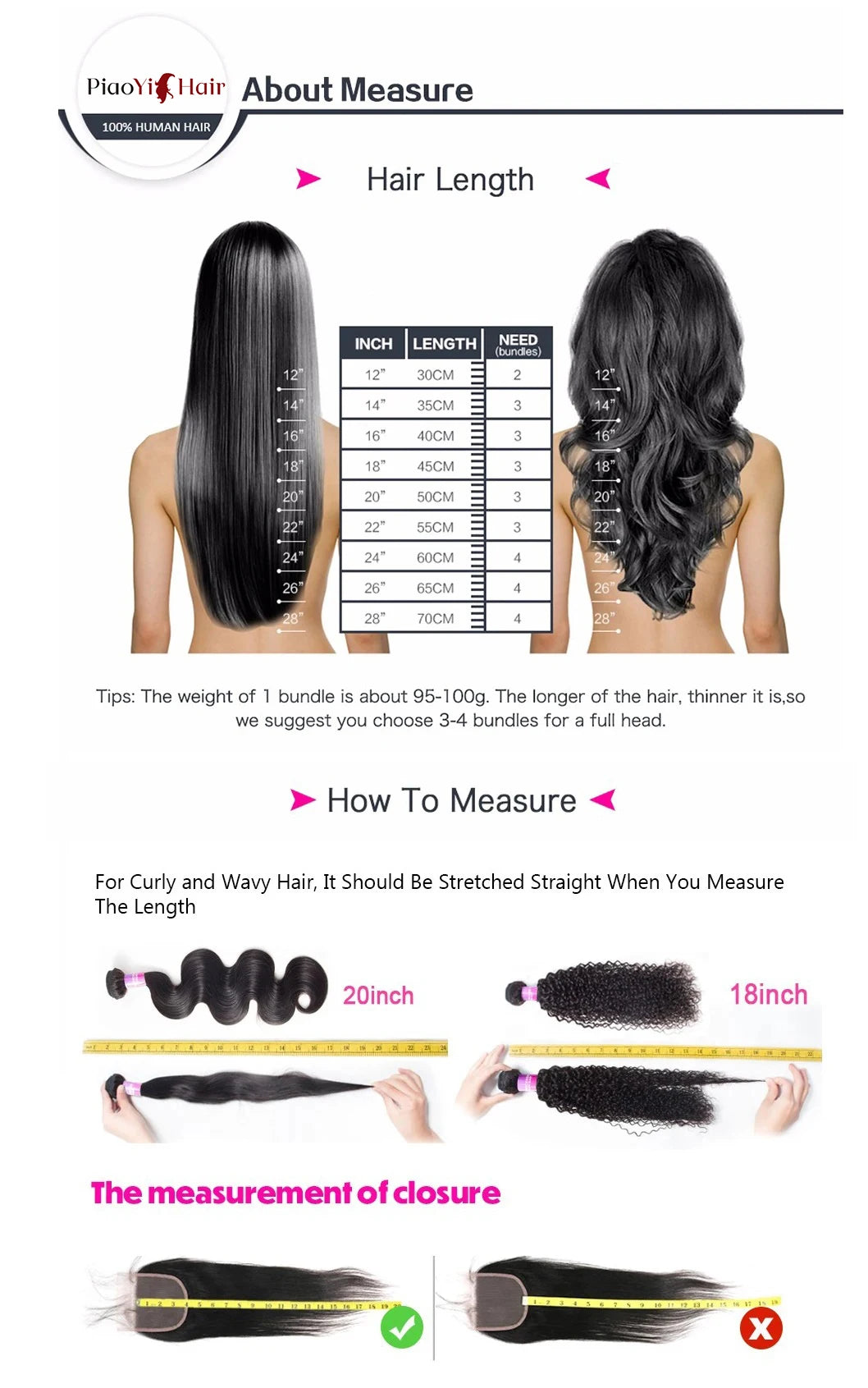 Body Wave HD Lace Front & Clouser - 100% Virgin Brazilian Human Hair 4x4, 5x5, 2x6, 13x4, 13x24 Inches