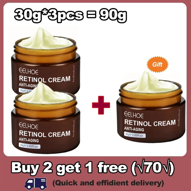 Retinol Wrinkle Remover Face Cream-Anti-Aging Lifting Moisturizing.