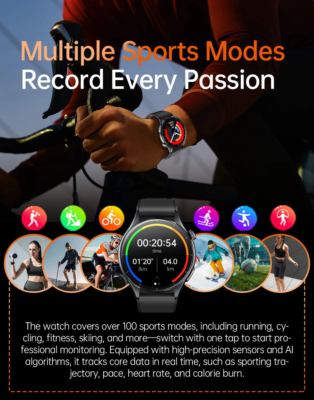 2025 Clinical Grade Laser Therapy Smartwatch - Blood Pressure Heart Rate Monitor