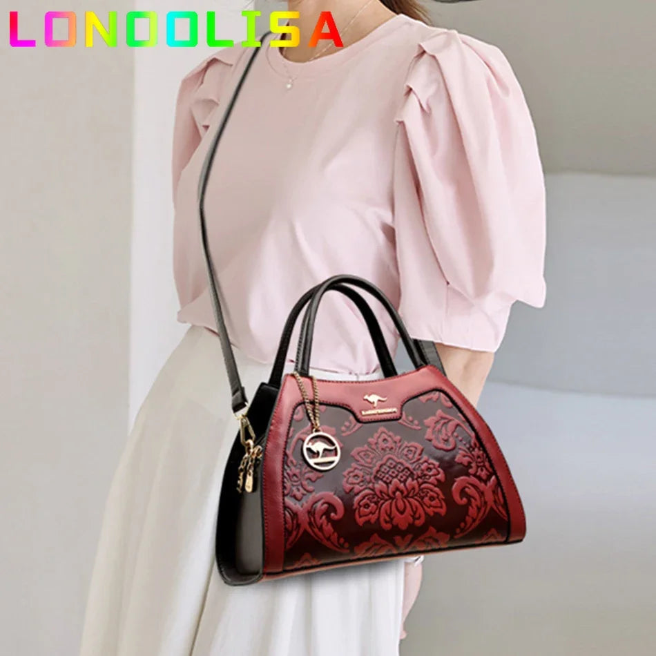 Casual Tote Luxury Leather Handbags Purse Women Bag 2024 Designer