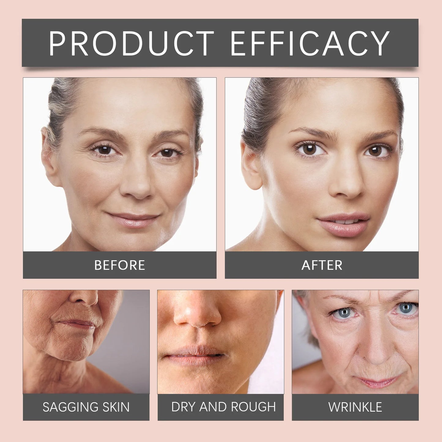 Instant Wrinkle Remover Face Cream Collagen Lifting Firming Fade Fine Lines Anti-Aging Whitening Moisturizing Korean Cosmetics