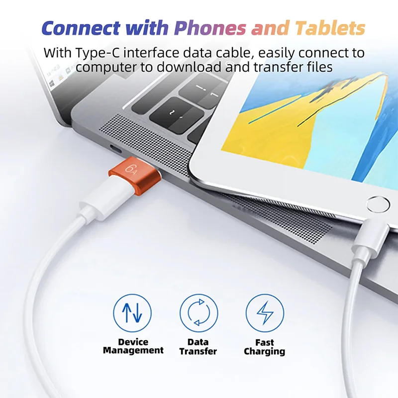 USB 3.0 to Type - C OTG Adapter High Speed Data Converter for iPhone, Android & Tablets