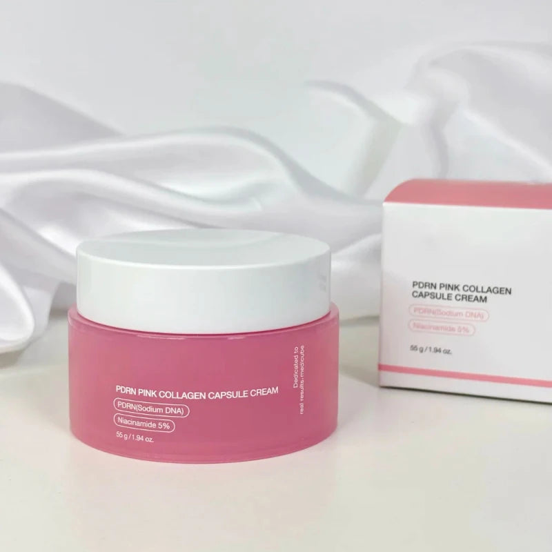 PDRN Pink Collagen Capsule Cream-Niacinamides & Skin Renewal Moisturizer