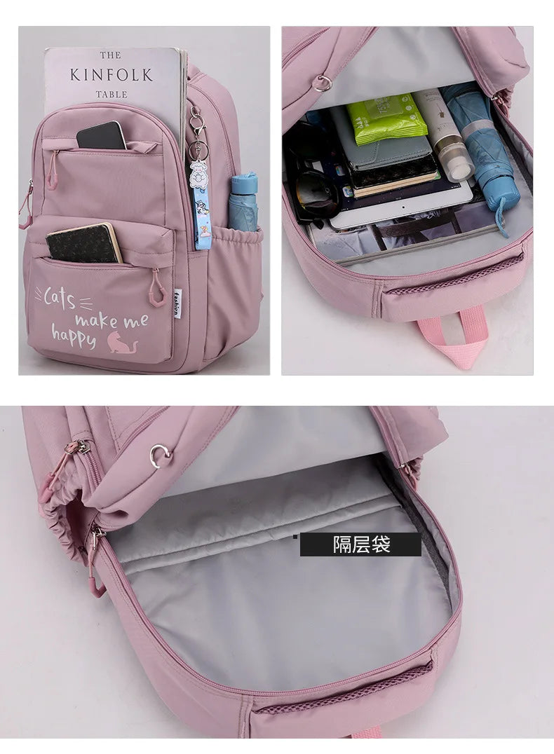 Backpack School Bag- Large Capacity Backpack for Kid's & Student