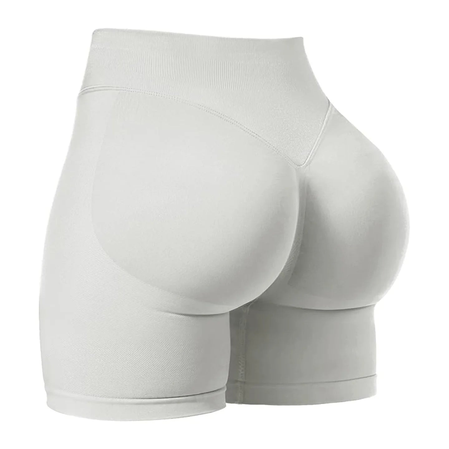 Women's High Waisted Seamless Fitness Shorts