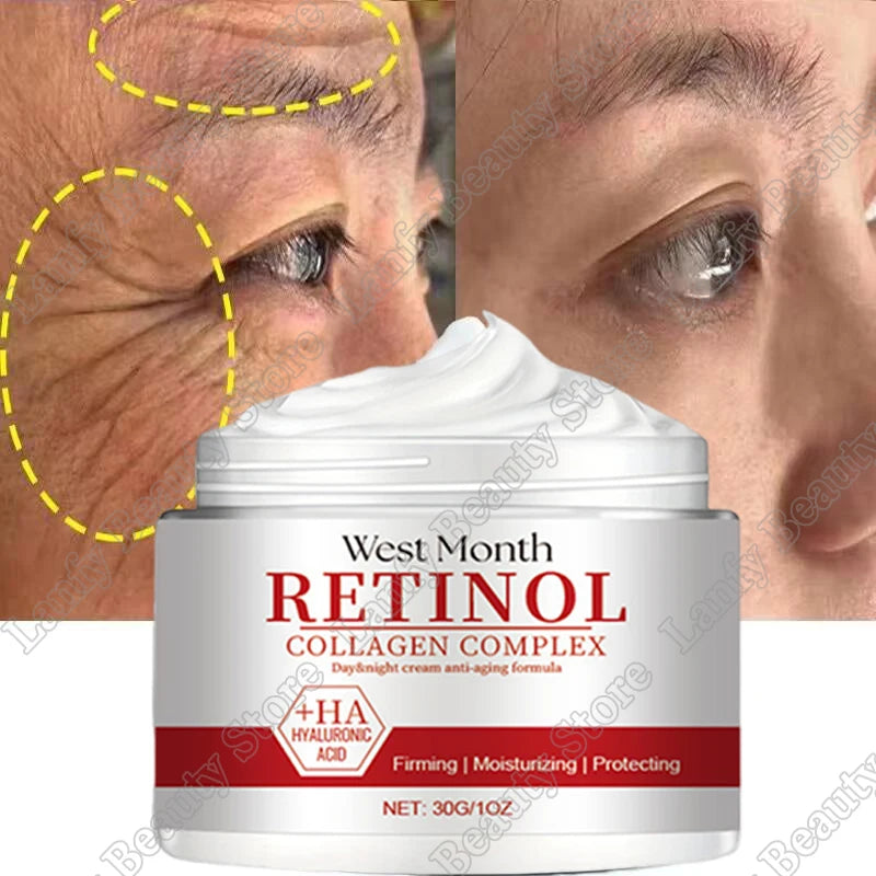Instant Wrinkle Remover Face Cream Collagen Lifting Firming Fade Fine Lines Anti-Aging Whitening Moisturizing Korean Cosmetics