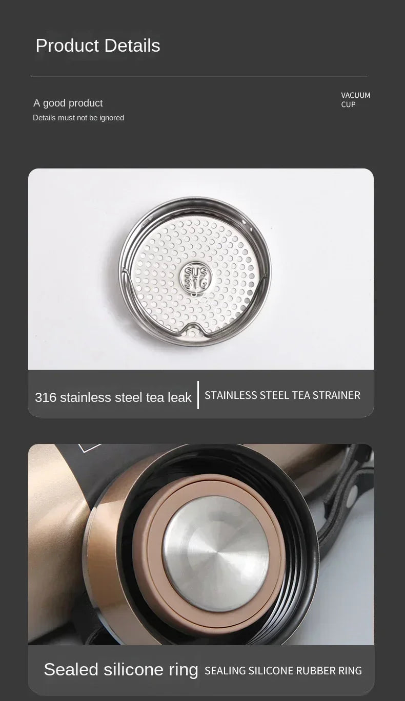 800ML Double - Wall Stainless Steel Insulted Water Bottle