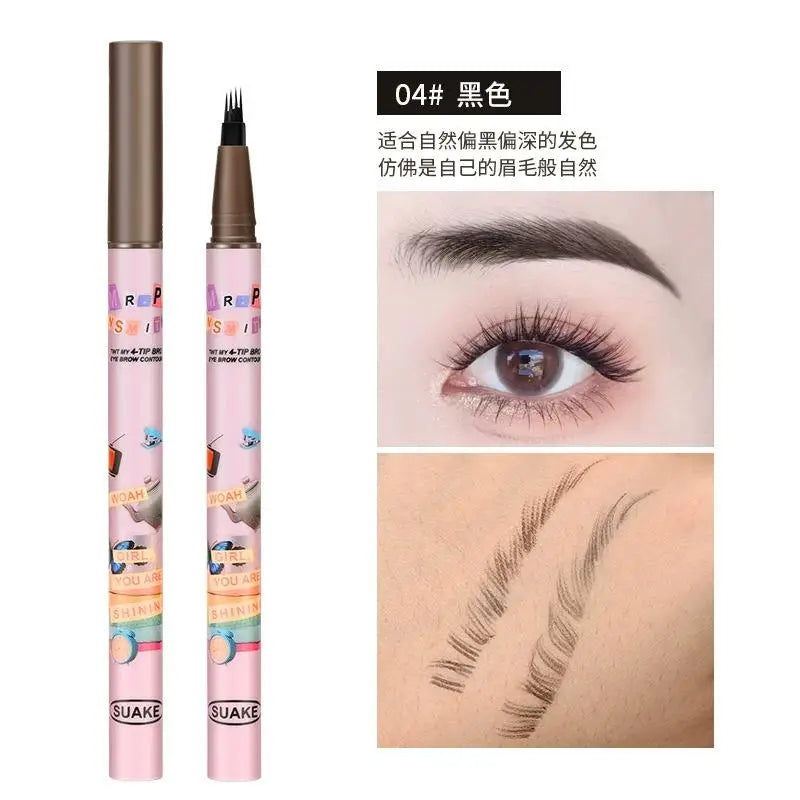 Waterproof Eyebrow Pencil - 4 Prong Tip Long Lasting
