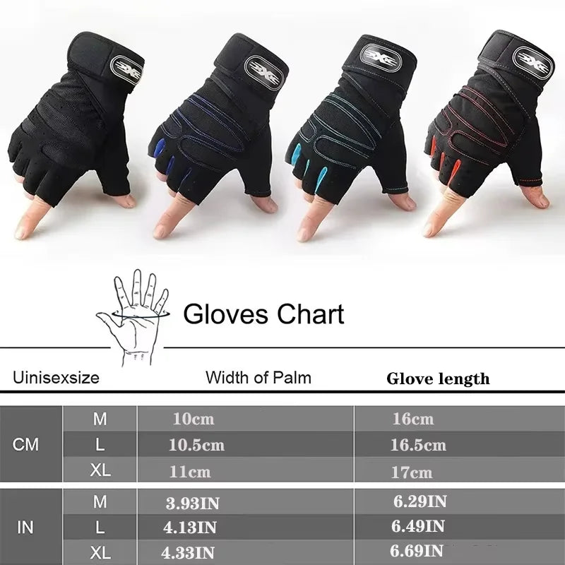 Gym Gloves for Men & Women Weightlifting Wristband Gloves for Fitness & Cycling