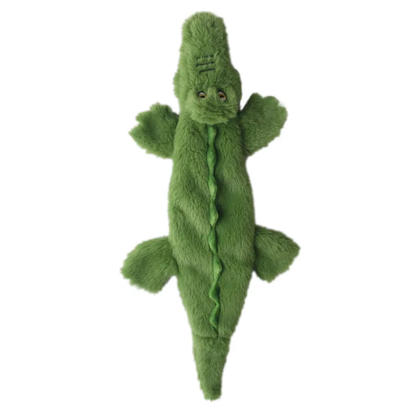 Funny Simulated Animal Plush Squeaky Dog Toy – Stuffingless Chew Toy for Dogs