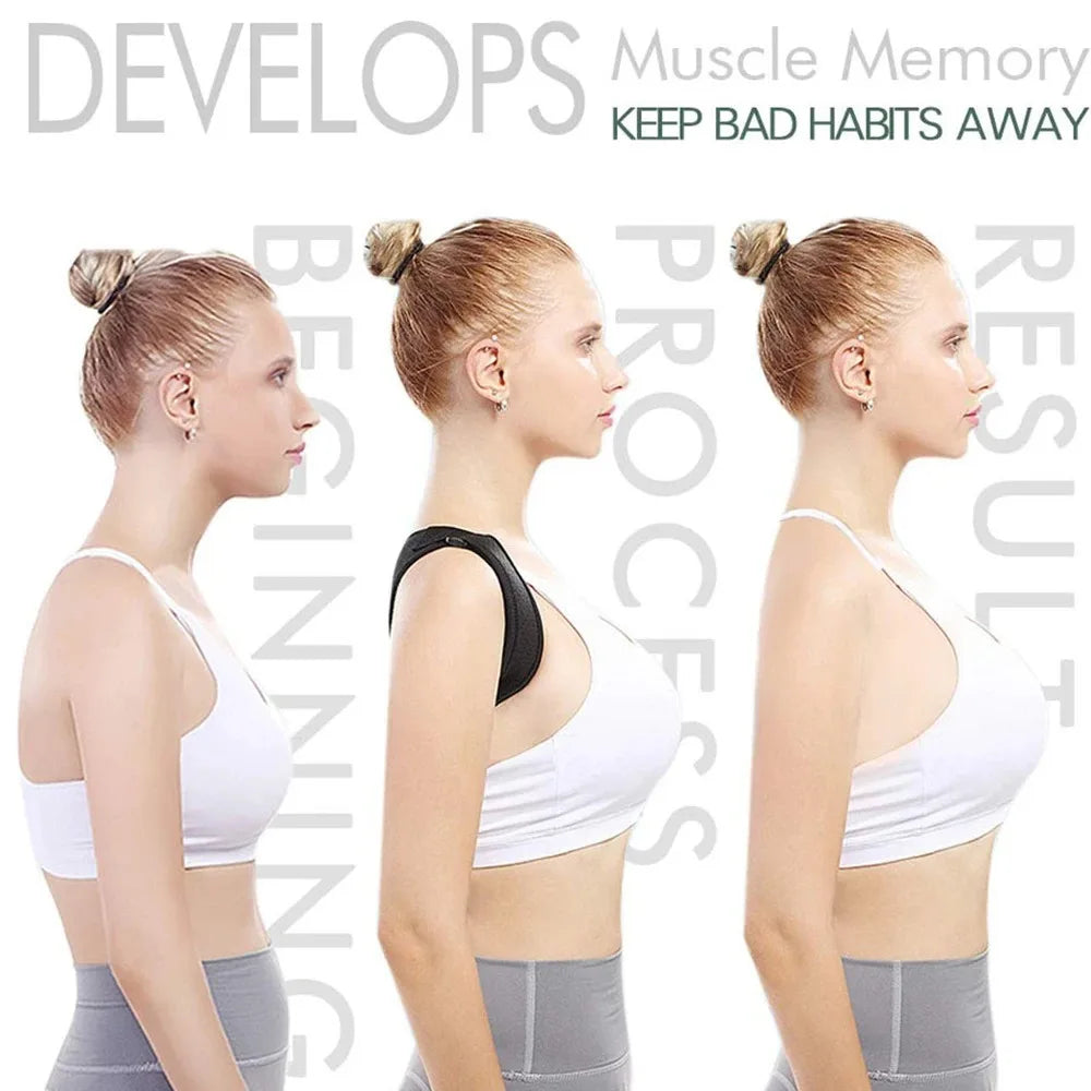 Adjustable Posture Corrector Belt Back & Shoulder Support Brace for Men & Women