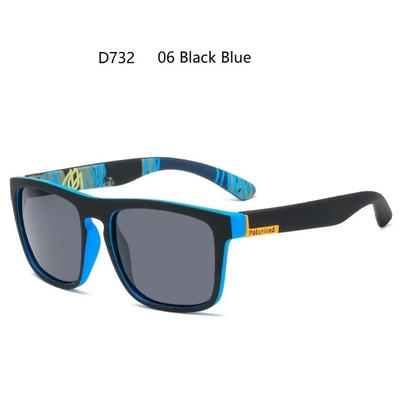 Fashion Square Polarized Sunglasses for Men- Vintage Designer UV400 Shades