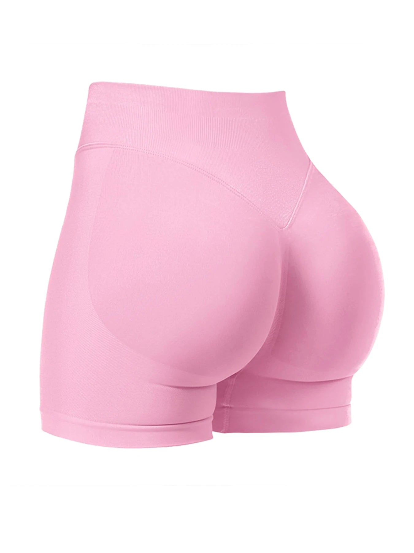 Women's High Waisted Seamless Fitness Shorts