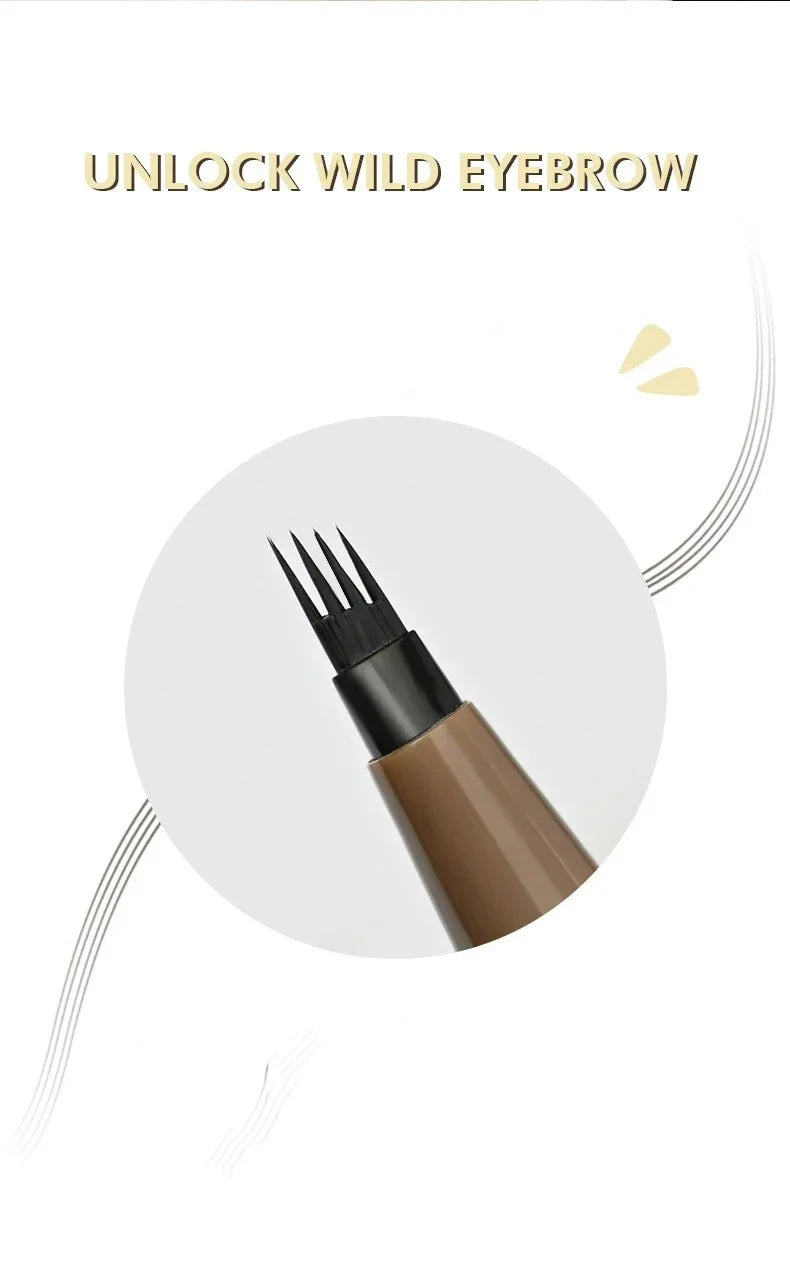 Waterproof Eyebrow Pencil - 4 Prong Tip Long Lasting